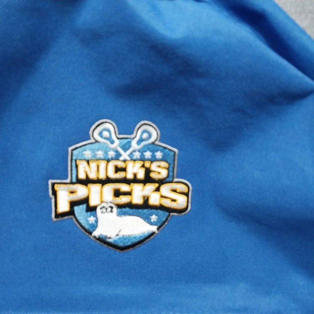 Unbranded Backpack Nicks Picks Lacrosse Logo Blue